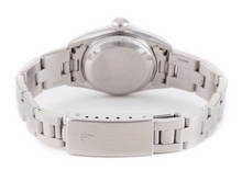 Ladies Rolex Oyster Perpetual No-Date 67230 Stainless Steel White Roman Numeral Ivory Dial Oyster Band 25mm  Excellent Condition