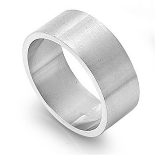 Wide silver wedding deals bands