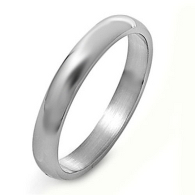 Wedding Band 4mm in 14kt White or Yellow Gold