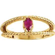 Mothers Ring 14k yellow Gold 5X3mm Oval Stone Ruby any Birthstone You Preffered Size 3 4 5 6 7 8 9 Half Sizes