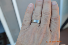 Titanium Wedding Band Comfort Fit Ring 5mm Width Pipe Flat Matte Finish Polish Men or Womens Size 5 6 7 8 9 10 11 12