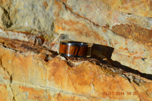 Pure Tungsten and Titanium Wood Ring Exotic Desert Iron Wood 8mm Mens Ladies Band Sz 4 5 6 7 8 9 10 11 12 13 14 15 16 17 18 19 20 Half Sizes