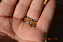 Tungsten & Titanium Milgrain Wood Ring Exotic Brown Maple Wood 8mm Mens Ladies Sz 4 5 6 7 8 9 10 11 12 13 14 15 16 17 18 19 20 Half Sizes